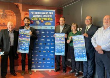 El Complex Esportiu Cultural la Petxina acull el ‘Predator Gran Prix Women de billar a tres bandes’ la primera setmana de maig
