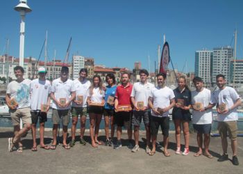 Martín Bermúdez y Ángela Pumariega, ganadores del XXIII Memorial Carlos del Castillo de Snipe