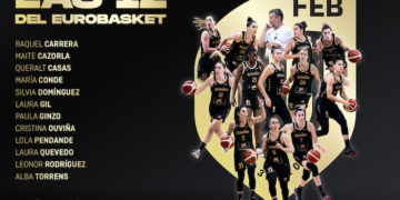Estas son las 12 jugadoras para el Eurobasket 2023