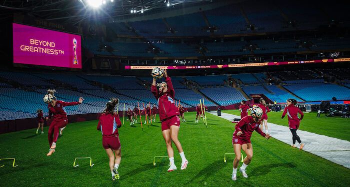 España completó su último entrenamiento antes de la final del Mundial