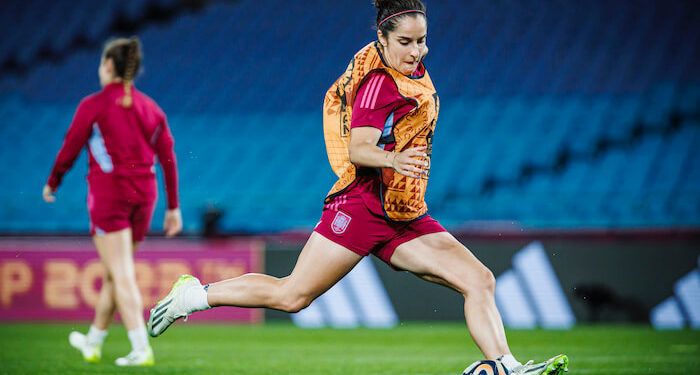 España completó su último entrenamiento antes de la final del Mundial