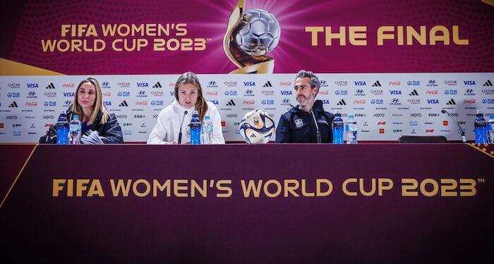 España completó su último entrenamiento antes de la final del Mundial