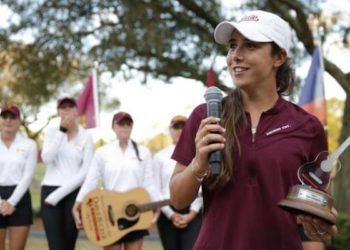 Julia López logró un brillante triunfo en la Liga Universitaria de golf de Estados Unidos