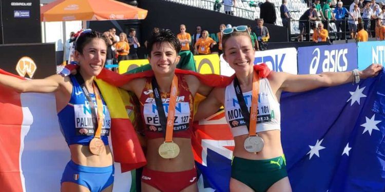 María Perez brilló en oro puro mundial en los 20km marcha de Budapest