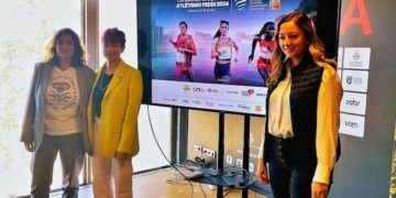 Nuria Marqués, oro, Marian Polo, plata, y Sarai Gascón, bronce, en el Europeo de Madeira