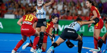 España cae ante Argentina en el segundo partido del Mundial