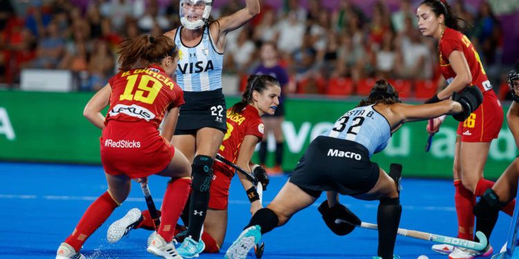 España cae ante Argentina en el segundo partido del Mundial
