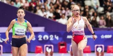 Adi Iglesias firmó un meritorio quinto puesto en el 100m T13 con una inmensa Lamiya Valiyeva