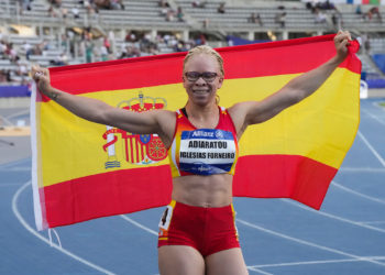 Adi Iglesias, campeona mundial en el 200m
