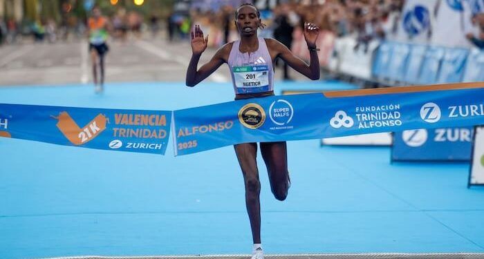 Agnes Nietich ganó el Medio Maratón Valencia