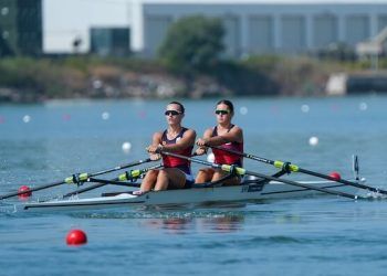 Aina Arteman y Lidia Florido se quedaron a las puertas del podio en doble scull en Taranto 2026