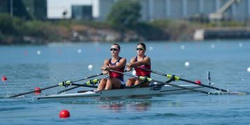 Aina Arteman y Lidia Florido se quedaron a las puertas del podio en doble scull en Taranto 2026