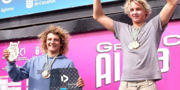 Los tinerfeños Lorenzo Casati y Jeremy Burlando, campeones de España en Olas y Big Air