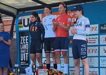 Alejandra Neira finalizó segunda en la general de la EPZ Omloop van Borsele