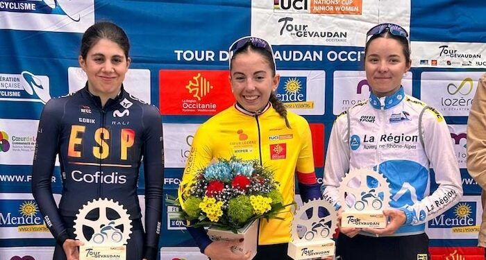 Alejandra Neira finalizó segunda en la general del Tour de Gevaudan