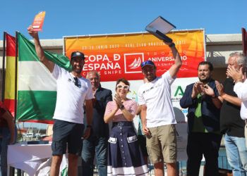 Alfredo González y Cristian Sánchez, ganadores de la Copa de España de Snipe