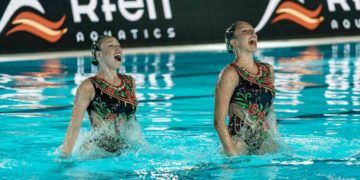 Alisa Ozhogina e Iris Tió, oro en dúo olímpico con un homenaje a Tina Turner  en la Copa del Mundo
