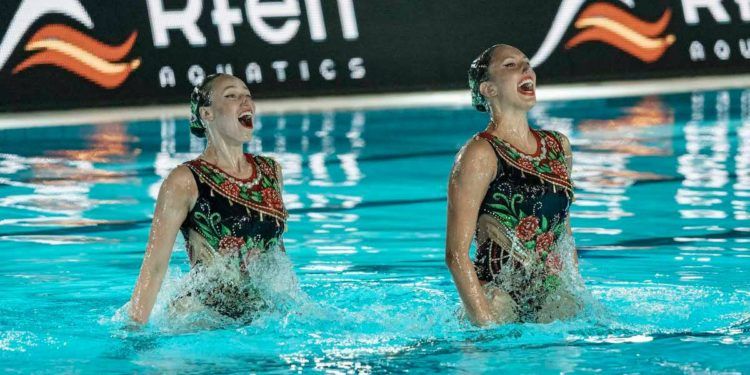 Alisa Ozhogina e Iris Tió, oro en dúo olímpico con un homenaje a Tina Turner en la Copa del Mundo