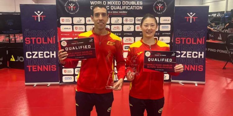 María Xiao y Álvaro Robles triunfaron en el Preolímpico Mundial de dobles mixtos y apuntan a París