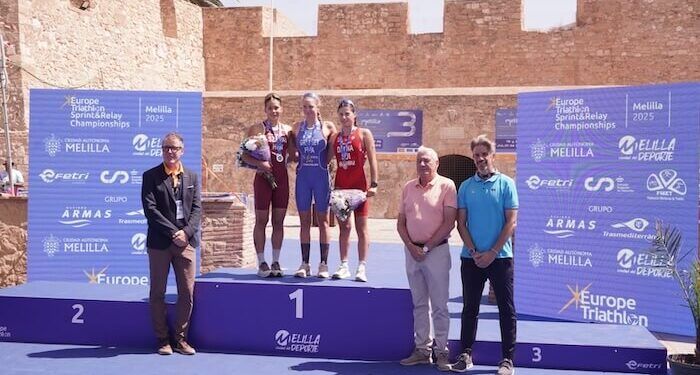Jolien Vermeylen se coronó campeona de Europa de triatlón sprint en Melilla