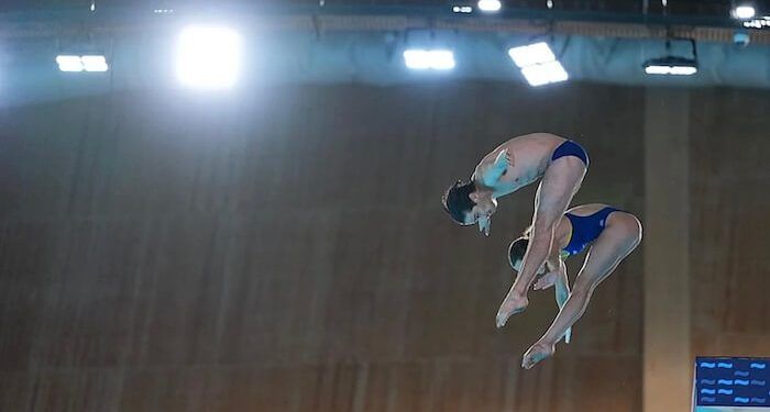 Ana Carvajal y Jorge Rodríguez, bronce en saltos sincronizados mixtos de 10 metros