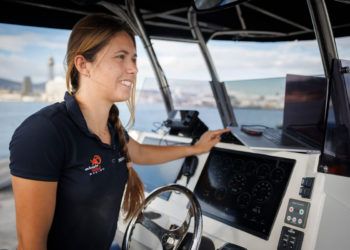 Andrea Emone, la ‘reina’ de los datos del equipo Alinghi Red Bull Racing