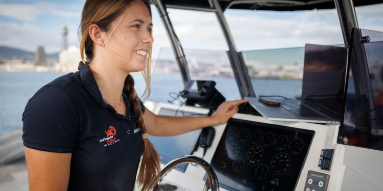 Andrea Emone, la ‘reina’ de los datos del equipo Alinghi Red Bull Racing