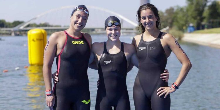 Ángela Martínez, campeona de España de 5k en aguas abiertas