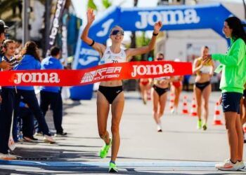 Antía Chamosa se proclamó campeona de España de marcha en ruta de 20km