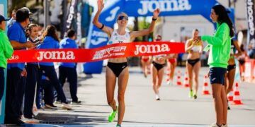 Antía Chamosa se proclamó campeona de España de marcha en ruta de 20km