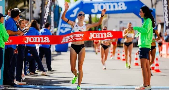 Antía Chamosa se proclamó campeona de España de marcha en ruta de 20km