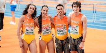 Carmen Avilés, Daniela Fra, Manu Guijarro y Bernart Erta, cuartos en relevo mixto del Europeo