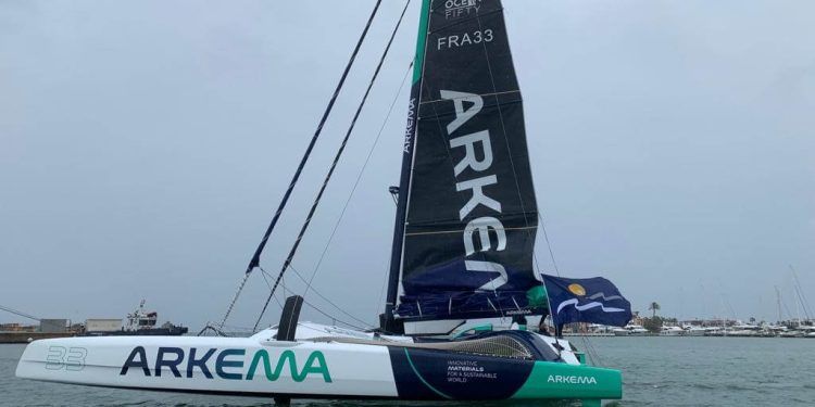 ‘Lalou Multi’ batió el récord Ibiza-Dénia colocándolo en 2 horas, 14 minutos y 44 segundos