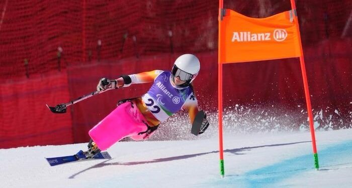 Audrey Pascual debutó con una plata en descenso en los Juegos Paralímpicos de Milán-Cortina 2026