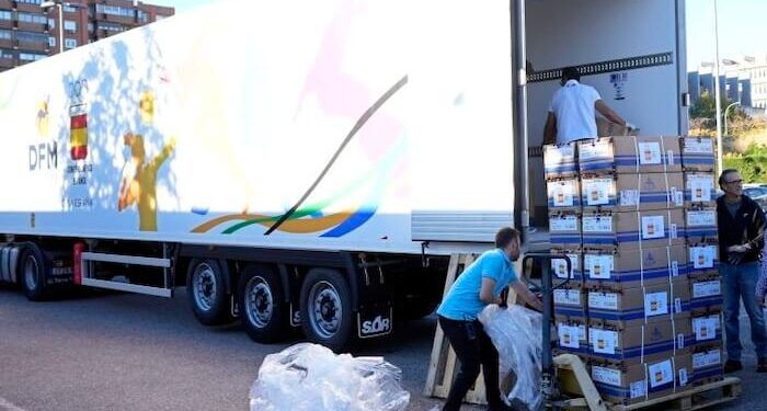 El Comité Olímpico Español envía material para los damnificados por la DANA en Valencia