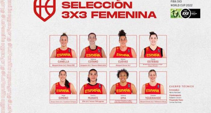 Estas son las ocho jugadoras preseleccionadas para la Copa del Mundo 3×3 de Amberes