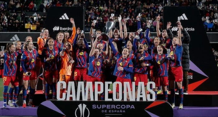 El Barcelona derrotó al Real Madrid y conquistó su sexta Supercopa de España