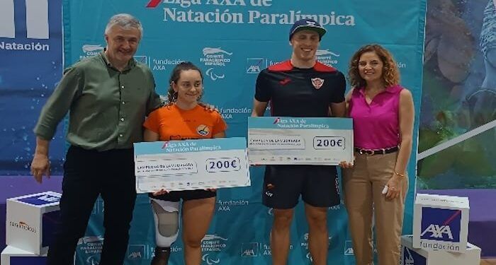 Beatriz Lérida, ganadora de la quinta prueba de la Liga AXA de Natación Paralímpica