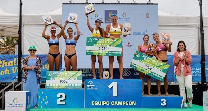 Belén Carro y Sofía González ganaron el Challenge Beach Volley Cup Isla de Gran Canaria