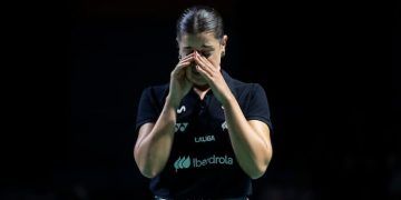 Carolina Marín recibió su homenaje más sentido en Huelva en la cierre del campeonato de Europa