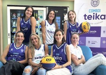 Anna Gómez presentó el equipo Comboi 3×3