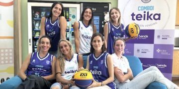 Anna Gómez presentó el equipo Comboi 3×3