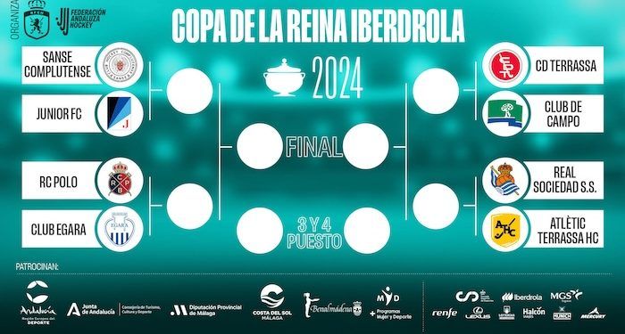 Estos son los cruces de cuartos de final de la Copa de la Reina de hockey