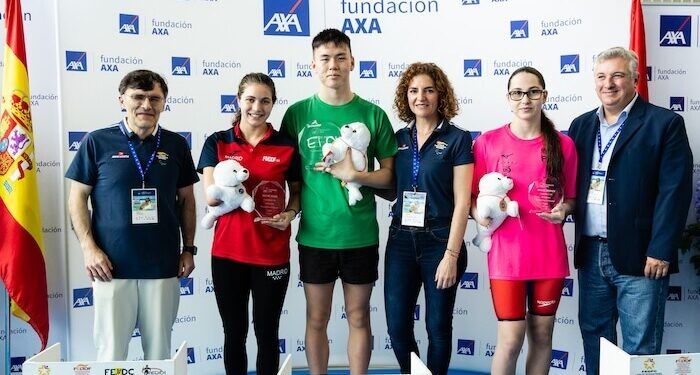 Así quedó el podio del campeonato de España AXA de Promesas Paralímpicas de Natación 2025