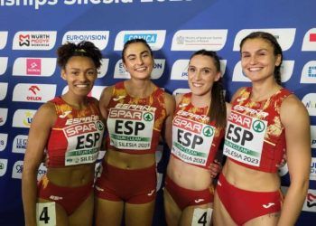 El relevo 4×100, bronce en el Europeo por equipos de Chorzów