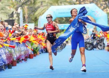 Cecilia Santamaría, segunda en la Copa de Europa de triatlón