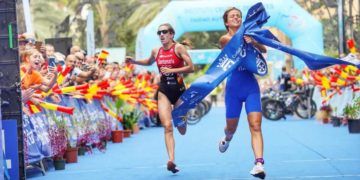 Cecilia Santamaría, segunda en la Copa de Europa de triatlón
