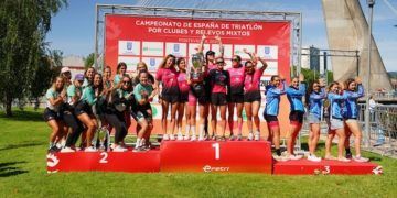 El Cidade de Lugo conquistó la liga de clubes de triatlón y el CEA Bétera lo hizo en el relevo mixto nacional