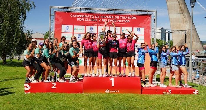 El Cidade de Lugo conquistó la liga de clubes de triatlón y el CEA Bétera lo hizo en el relevo mixto nacional