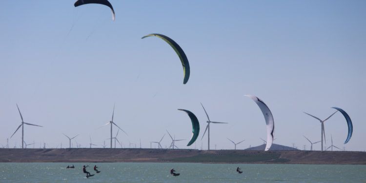 Juan Manuel Goytia, campeón de la Copa de España de Kite Surf en aguas interiores